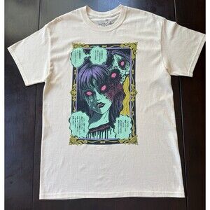 Junji Ito Collection TOMIE Ivory T Shirt MENS Medium, 100% Cotton Crunchyroll